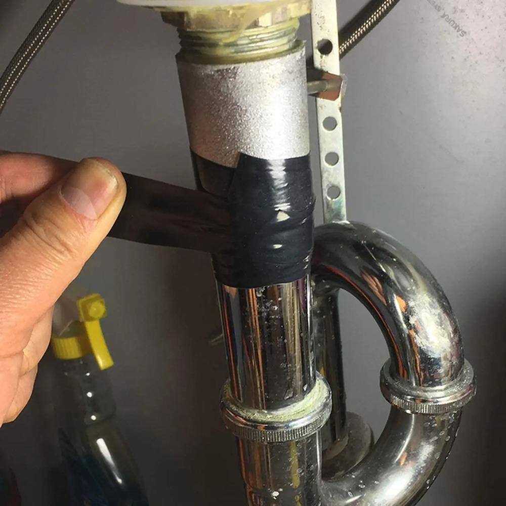 1 Roll Waterproof Self-Fusing Silicone Tape for Pipe Leak Repair Highly ElasticSelf-Adhesive Waterproof Tape for Leaks