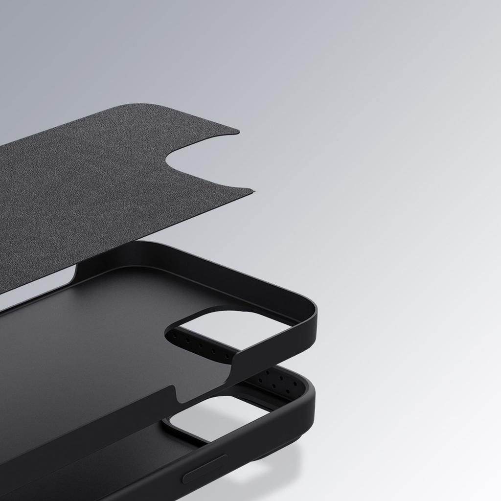 Nillkin CamShield Blue Silicone Case with Camera Cover for iPhone 14 Pro