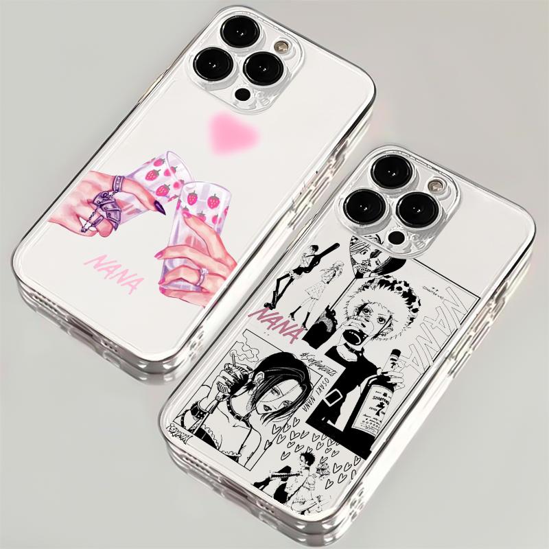 Чехол для телефона Япония Аниме Нана Осаки Для iPhone 17 16 15 11 12 14 13 Pro Max Mini X XS XR 7 Plus 17E Air Ударопрочный Чехол Fundas