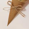 10 шт. подарочные коробки DIY экологически чистые изысканные нежные очаровательные декоративные упаковочная бумага на шнуровке держатели для трубочек для цветов свадебные принадлежности