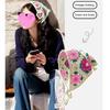 Little Daisy Headscarf Hat Multicolor Hair Band Triangular Turban Scarf  for Spring Summer Outdoor