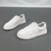 Genuine Soft Leather Flat Shoes Women's Spring New Student Casual All-match White Shoes