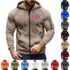 Men's Leisure Long Sleeves Zipper Hooded Hood Hoodie Coat Hooded Hood