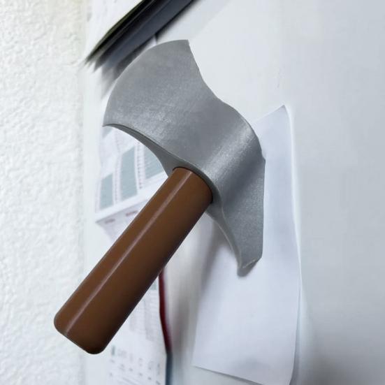 Axes Refrigerator Magnet Plastic 3D Throwing Hatchet Fridge Magnet Home Office Kitchen Locker Whiteboard Magnetic Decoration