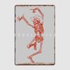 Cowboy Skeleton Poster Metal Plaque Pub Mural Design Wall Decor Tin Sign Poster