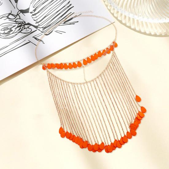 Головная цепочка с регулируемым дизайном для ночного клуба, бара, вечеринки, металлическая кисточка, головной убор для женщин, занавеска для лица