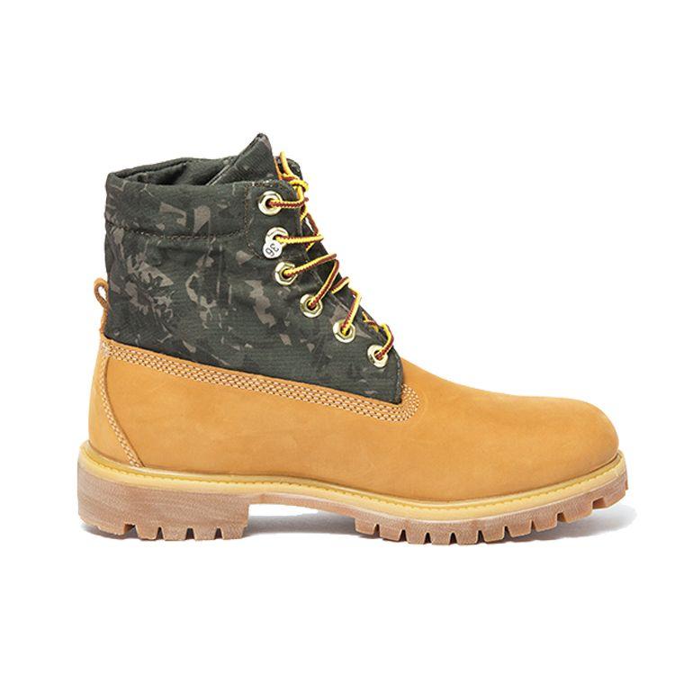 Timberland 6 дюймов короткие уличные ботинки камуфляжные мужские ботинки пшеничные A26UV