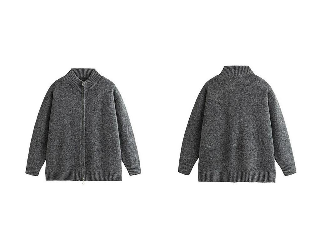 Унисекс вязаный кардиган в японском ретро-стиле с двойной молнией для весны/осени