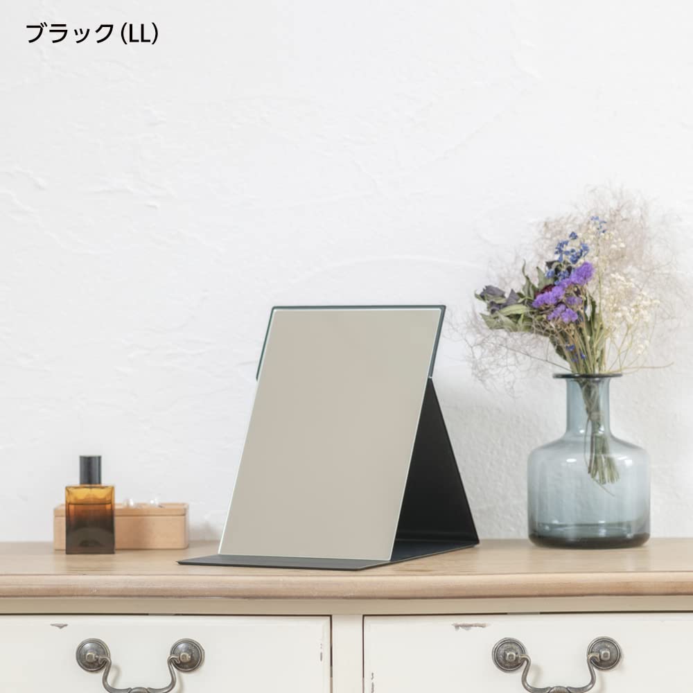 HORIUCHI MIRROR Beauty Favorite Folding LL Makeup Christmas Gift - Professional's Mirror, Size, Black, Mirror,