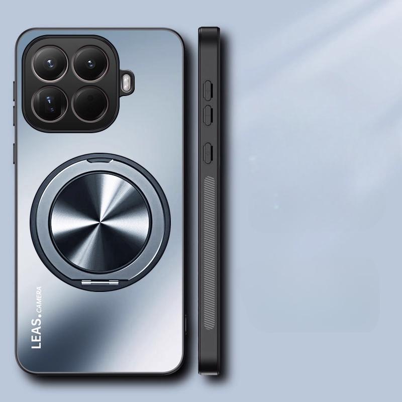 Матовый чехол AG для Xiaomi 15T 14T Pro с магнитной кольцевой подставкой-держателем, защитная крышка для камеры для Xiaomi 17 Pro Max Poco M7 Pro