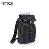TUMI Men's Leather Business Laptop Backpack