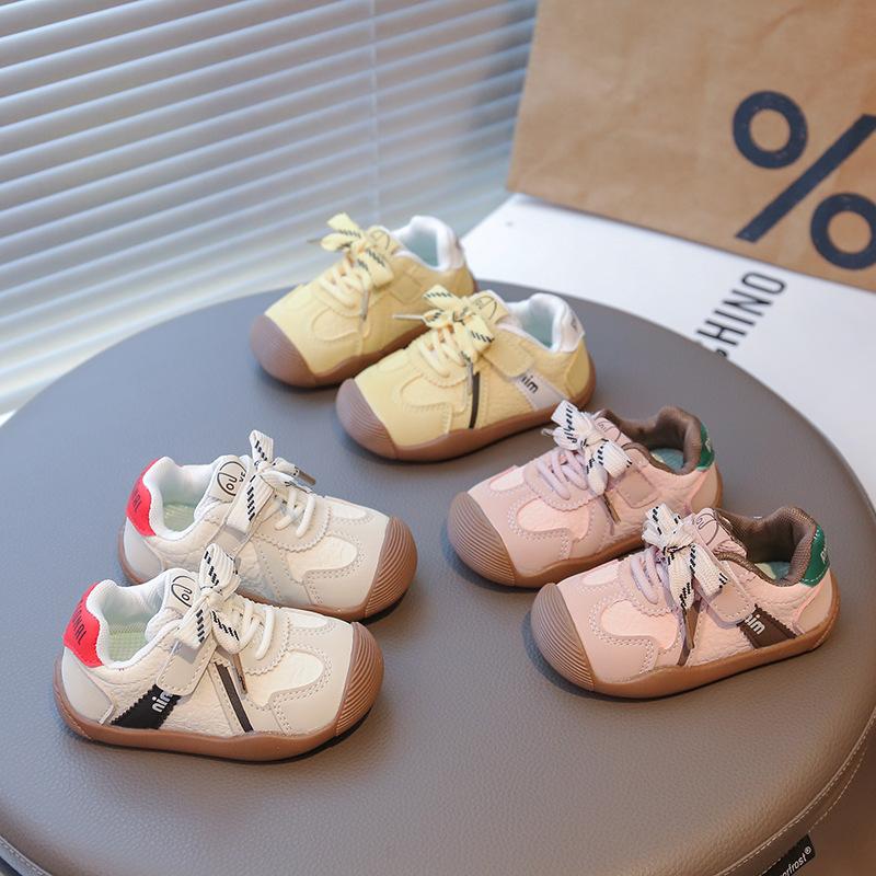 Autumn new baby shoes, autumn new infant German training shoes, soft-soled, non-slip, and designed for learning to walk