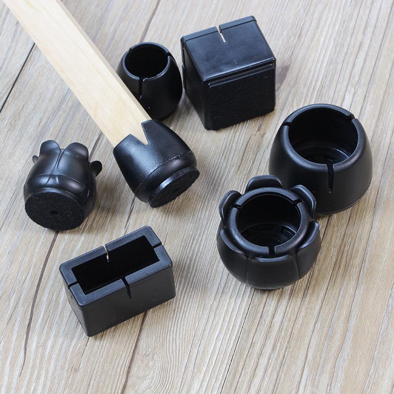 Прочные накладки на ножки стульев: Толстая, Бесшумная Защита для Деревянных Полов