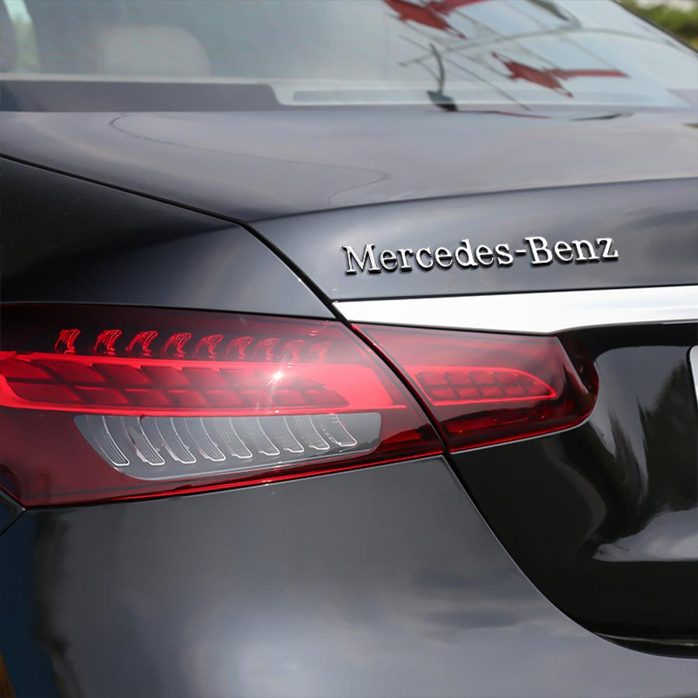 Car Sticker 3D ABS Rear Trunk Words Logo Decals For Mercedes Benz AMG A B C E M R G S Class GLA GL CLA CES CLS SLK GLK CLK