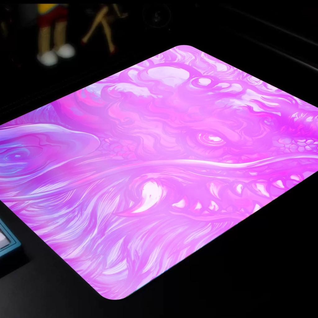 Игровой коврик для мыши EsportsTiger WuXiang Blue с поверхностью, обработанной радужным покрытием, резиновой основой и плавной оптимизацией, большого размера (400мм x 480мм)