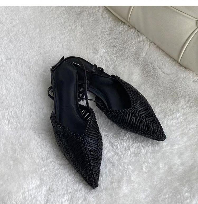 Коричневые плоские плетеные сандалии женские брендовые дизайнерские летние римские туфли для рыбаков для женщин черные сандалии De Mujer Verano ручной работы