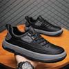 Men'S Shoes Winter Platform Versatile Sports Casual Shoes Personalized Trend Men'S Leather Shoes Retro Fashion Board Shoes