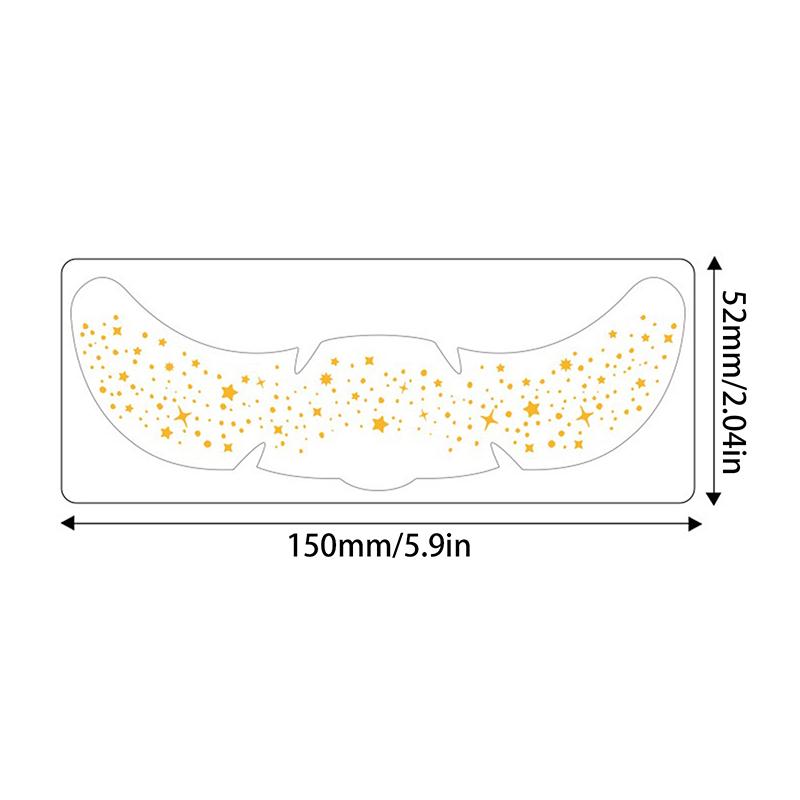 3 листа горячего тиснения веснушки макияж патчи металлизированные золотые поддельные веснушки временные татуировки наклейки для женского макияжа лица
