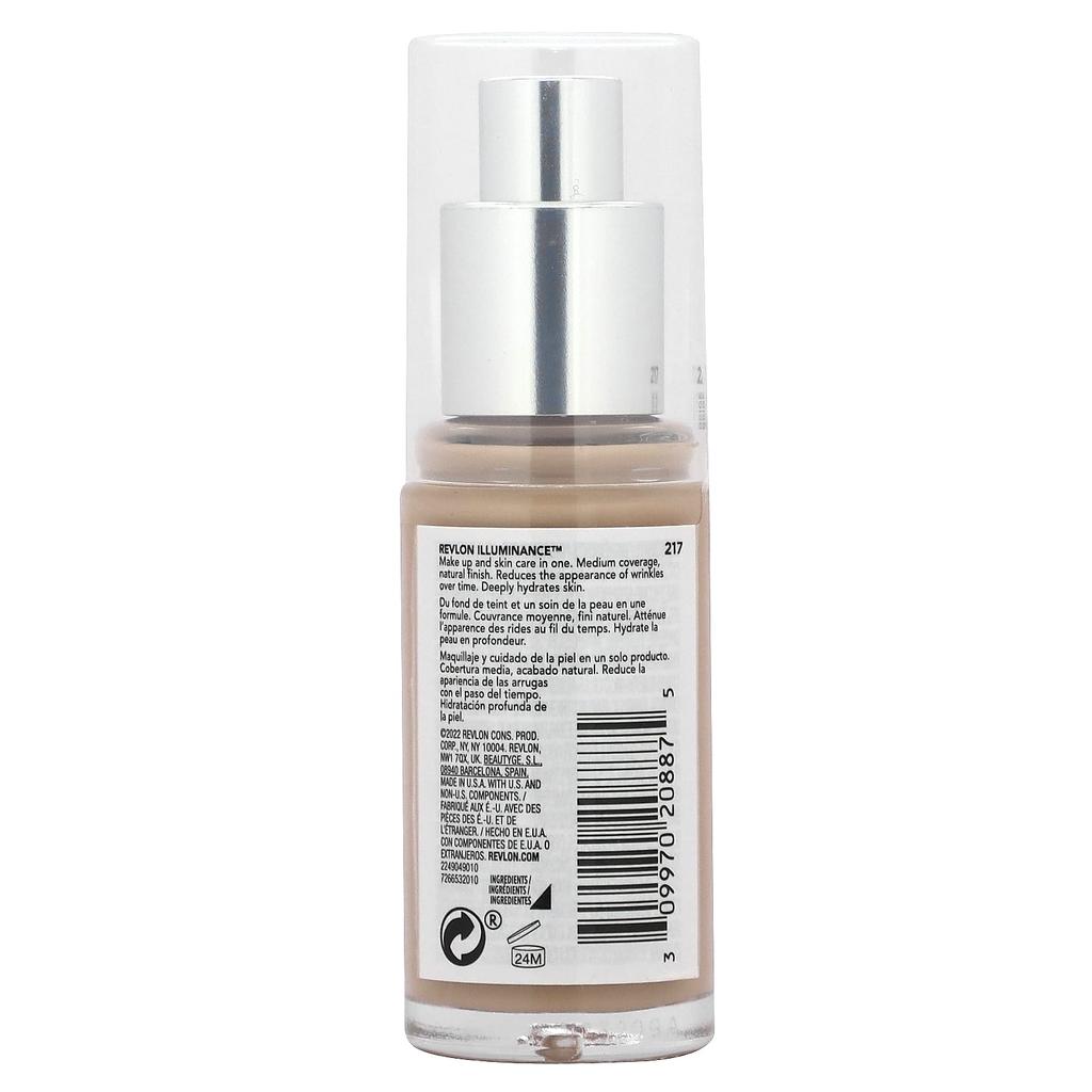 Revlon Jodo, Skin Care Foundation, 217 Beige, 1 Fl Oz (30 Ml)