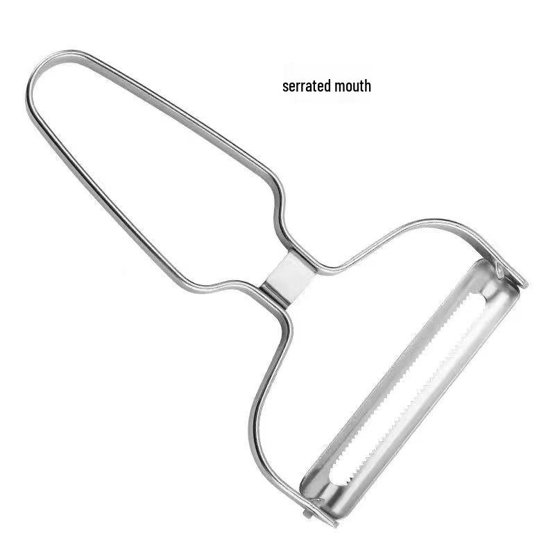 Stainless Steel Wide Mouth Slicer & Peeler for Vegetables & Meat Rolls