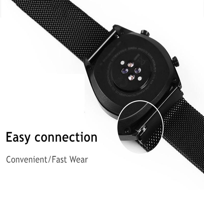 20 мм/22 мм Миланская петля Ремешок Для Amazfit GTS/4/2/2e/3/GTS2 Mini/GTR 47/GTR2/4/3/Pro Браслет для часов ремешок Amazfit bip 6 5 ремешки