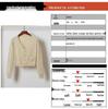 2022 Women's Slim-Fit Long-Sleeve Knit Cardigan Sweater - Spring/Autumn Fashion