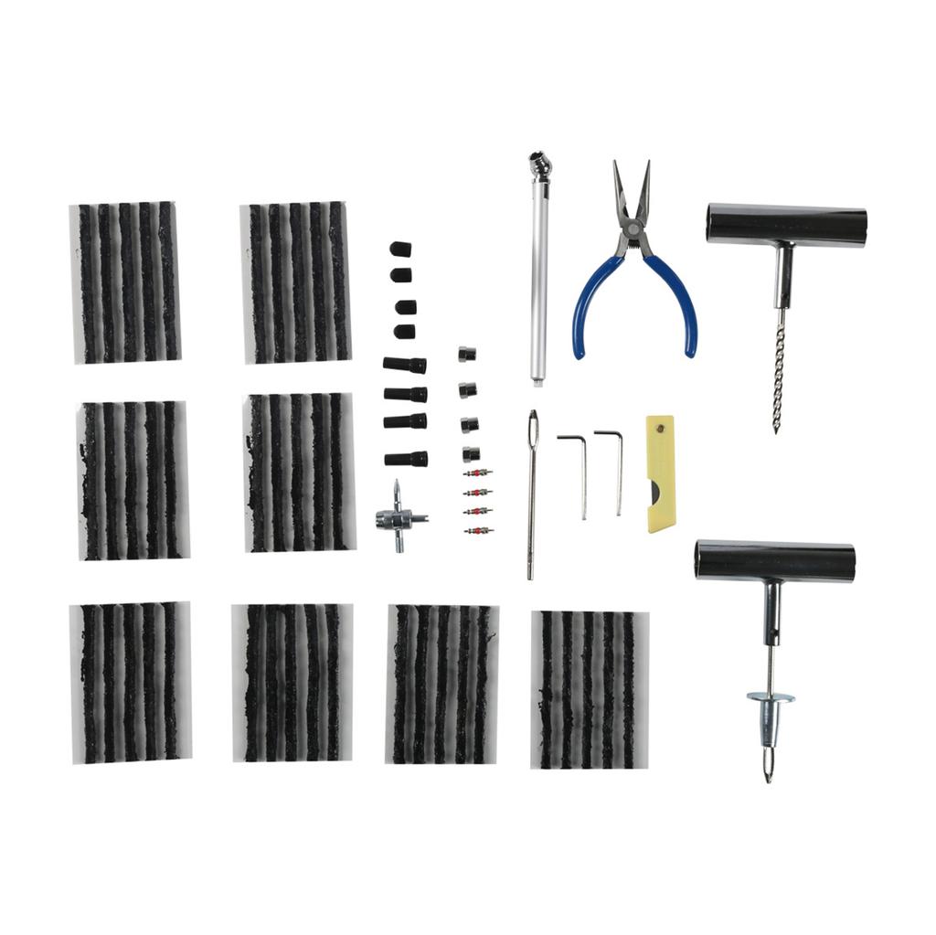 68pcs/set Completes Repair Set Comprehensive Repair Set Efficient Tire Repair Set with Storage Box for Tire Emergencies