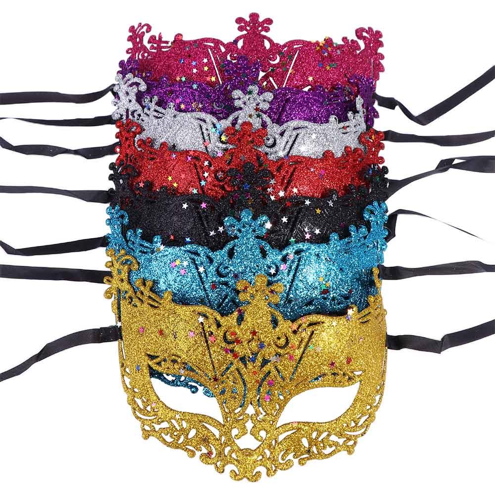 Маска Маска для глаз Подарочная маска на Хэллоуин Венецианская маска Танцевальные маски Товары для вечеринок Маскарадная кружевная маска