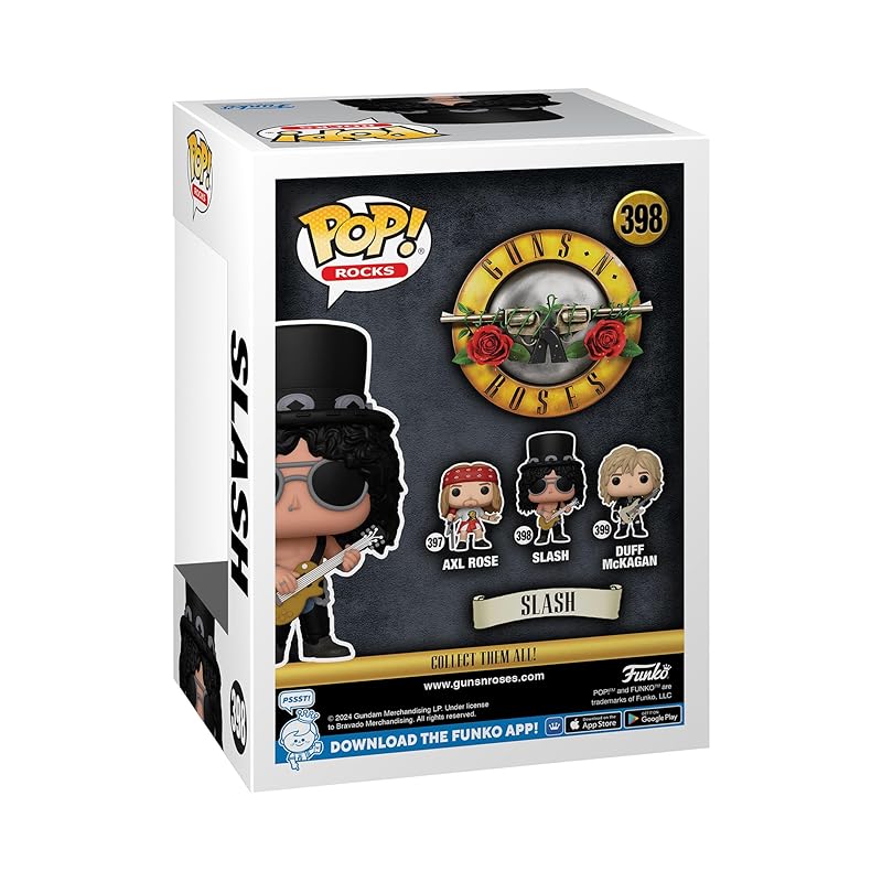 Фигурка «Оружие и розы» Funko Pop! SLASH БЕЗ РУБАШКИ (1990) GnR фанко