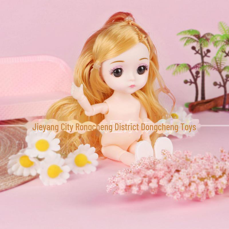 17 см мини-кукольное тело BJD - 6 дюймов принцесса девочка, 16 см маленькая голая кукла