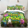 3D Print My Game Singing Monsters Bedding Sets Comforter Quilt Bed Cover Duvet Cover Pillow Case Sets Kids Adult Size