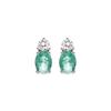 Pendientes - LUXENTER - Ceoljo - Argent 925 - Quartz Vert Clair - Femme