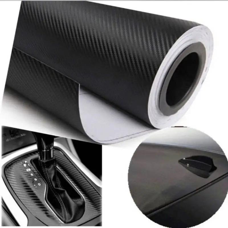 Nano Carbon Fiber Car Sticker DIY Paste Protector Strip Auto Door Sill Side Mirror Anti Scratch Tape Waterproof Protection Film