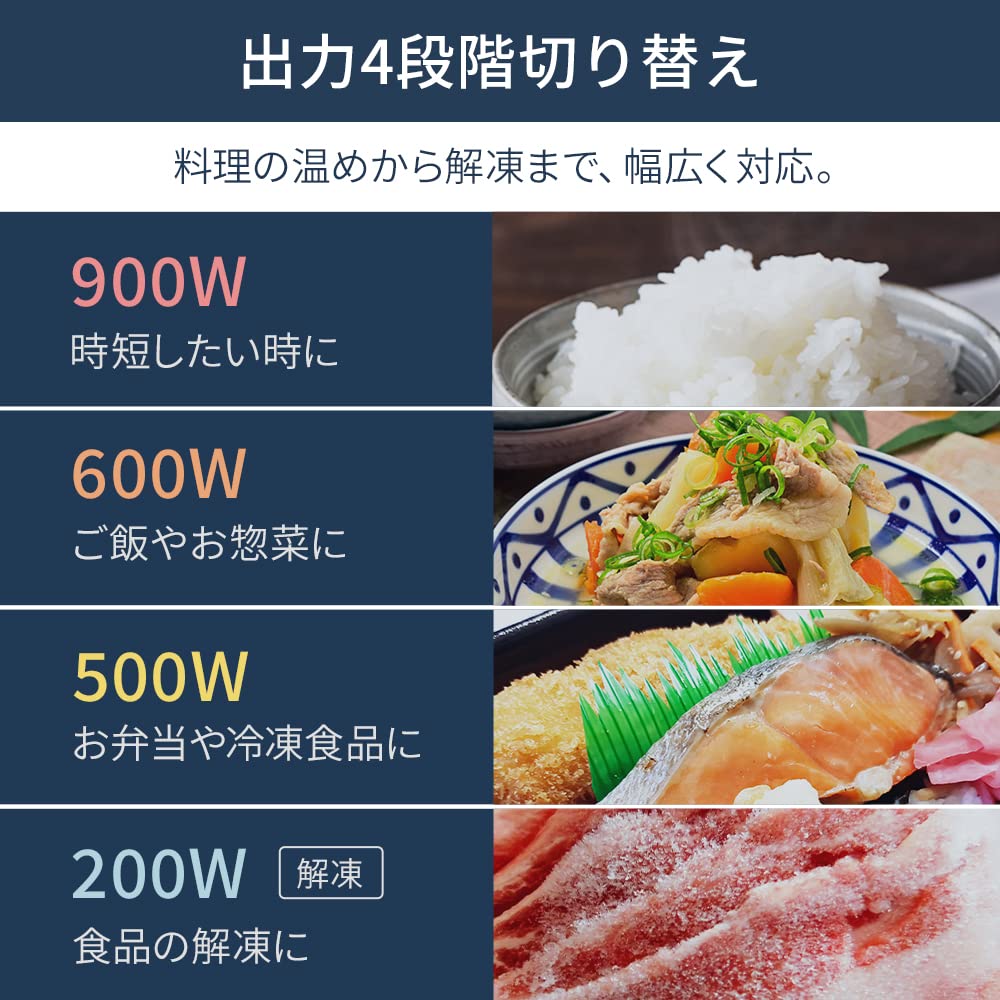 IRIS OHYAMA Microwave Oven 22L Single Function Flat Table Hertz Free Nationwide Compatible Simple Operation White IMB-F2202-W