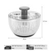 Press Fruit and Vegetable Dehydrator Multifunctional Vegetable Salad Fitness Meal Dryer Household Drain Basket