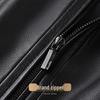 Men's Top-Grain Leather Stand Collar Jacket