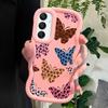 Модный мягкий чехол для телефона с леопардовым принтом и бабочкой для Samsung Galaxy A52 A73 A12 S24 Ultra 5G S23 S22 S21 S20 FE Wave Edge, противоударный защитный резиновый чехол