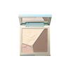 TIMAGE Bronzer, Highlighter, Shading, Matte Highlight Powder, and Nose Shadow 3-in-1 Tri-Color Palette for 3D Contours, 17g (Renewal 01)