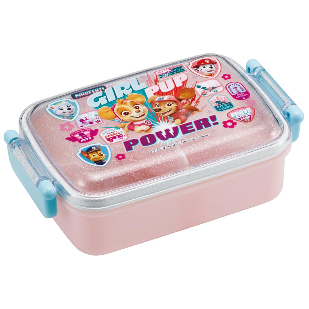 Skater Lunch with a Soft Single Made in Paw Patrol Girl Pup Children's Box, 450ml, Dome-Shaped Lid, Tier, Japan, Design, RBF3ANAG-A