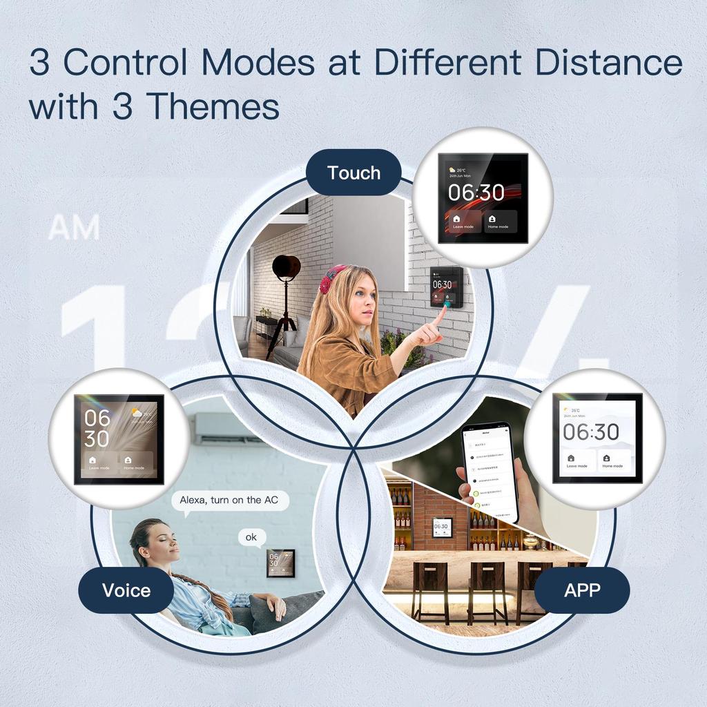 Tuya Zigbee Gateway: Multifunctional Control Panel with Alexa and Group Dimming Support