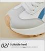 Корейская женская обувь для пап 2025: Кроссовки для бега на каждый день и спорта с толстой подошвой, увеличивающей рост (XFK851)
