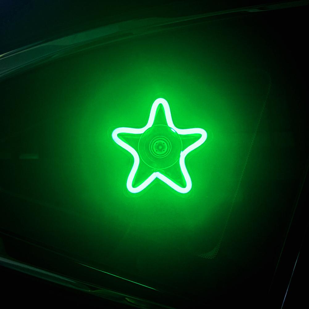 Автомобильные светодиодные фонари для окон с дистанционным управлением, несколько режимов, декорирование окон, атмосферные лампы, модификация автомобиля, неоновые огни