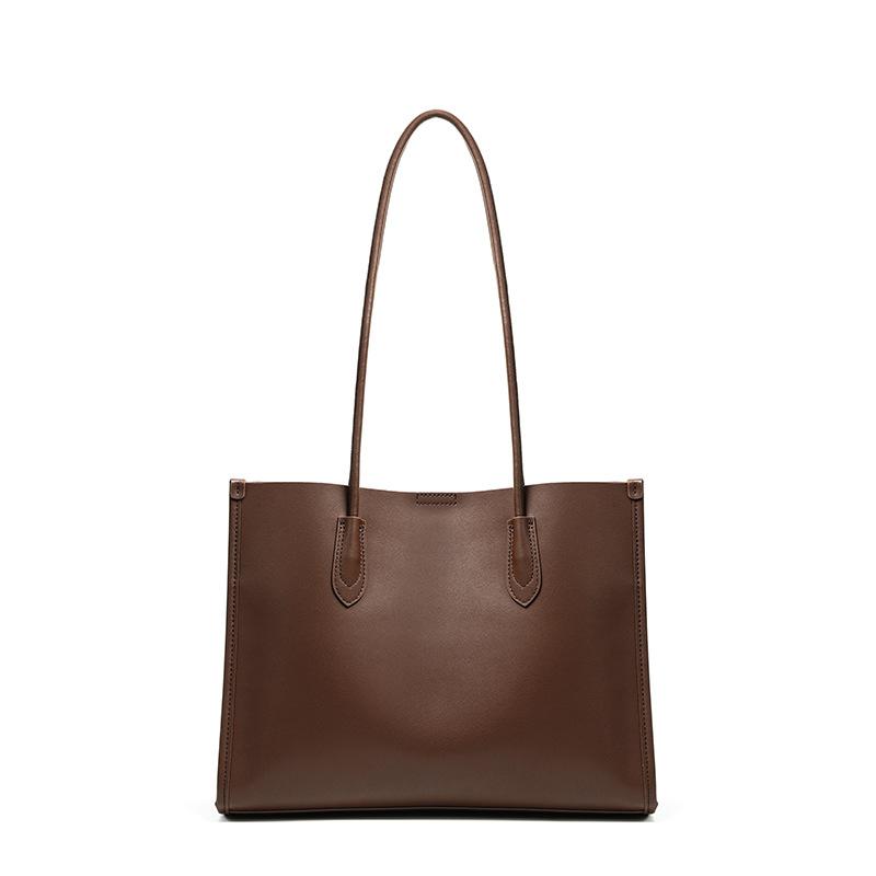 Women's Bag New Commuter Large Capacity Tote Bag Women's Versatile Leather Niche Women's High-end Shoulder Bag