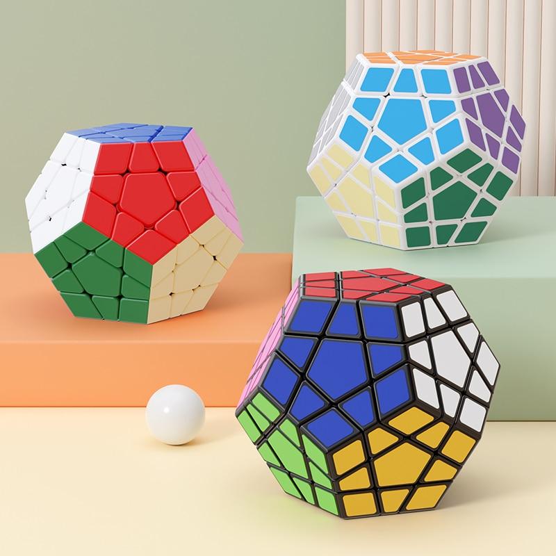 Sengso Мегаминкс 3x3 Додекаэдр Кубик Рубика Скоростной Магический Кубик Образовательные Игрушки Детские Пазлы Игрушки Подарок на День Рождения для Ребенка