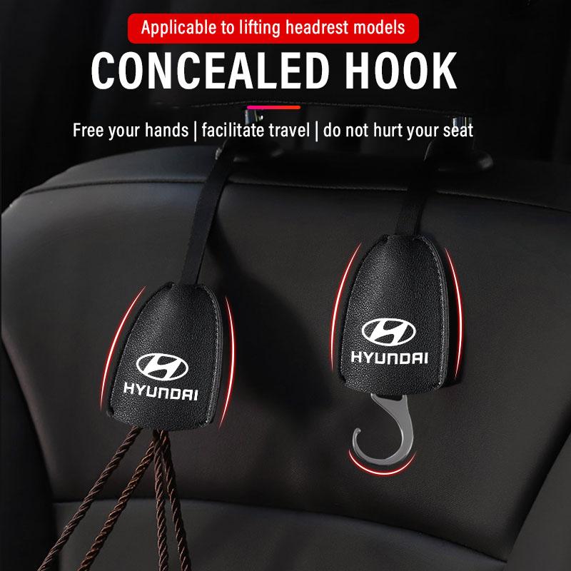 Auto Interior Organizers Hooks Car Back Seat Hook Headrest Hanger For Hyundai Accent AMICA Aslan Azera DYNASTY Elantra Equus Galloper