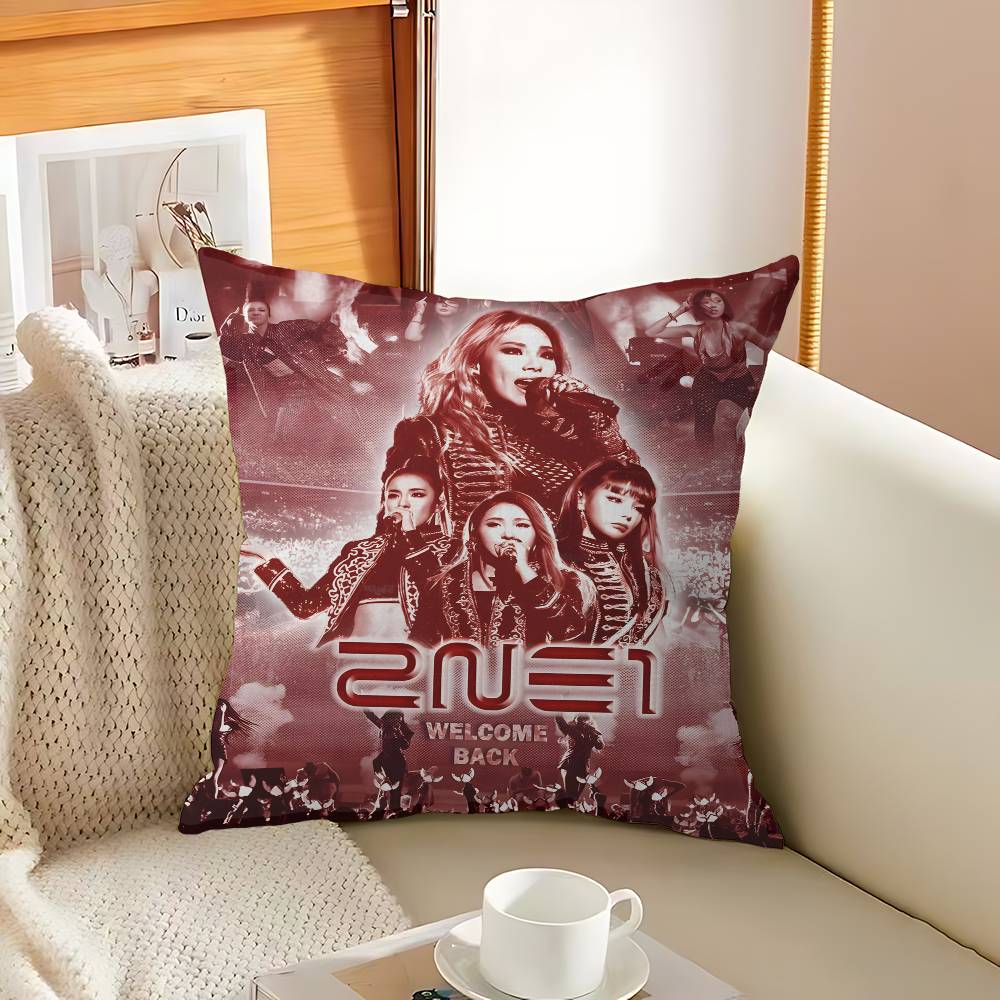 Стиль Kpop 2Ne1 Наволочка Дизайн Чехол для Подушки Декор Праздничный Декорати