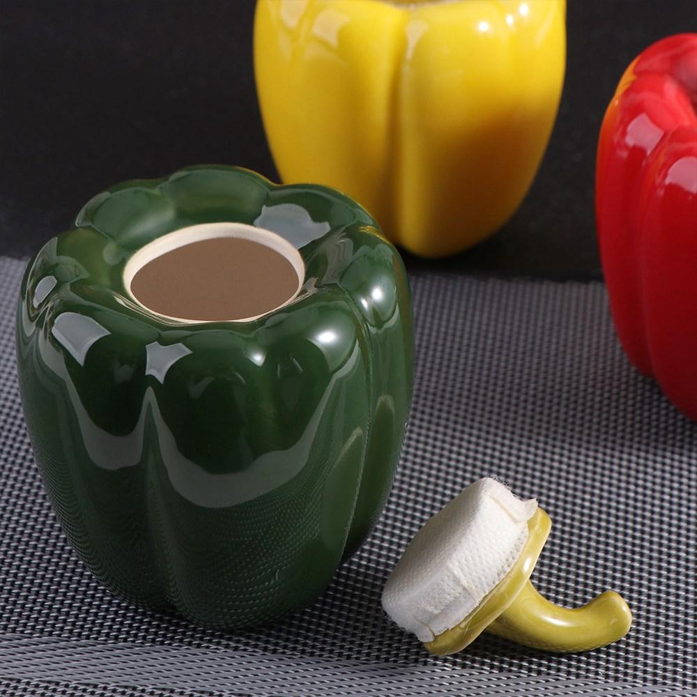 Moisture-proof Strawberry Tea Storage Creative Coffee Container Ceramic Tea Caddies  Sealed Jars