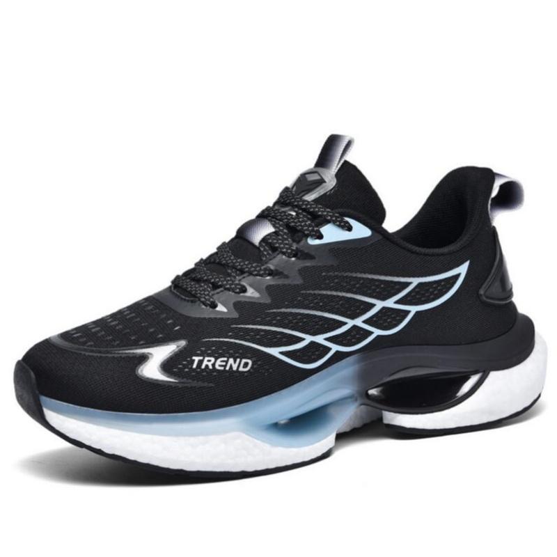 Men'S Shoes Sport Running Shoes Sneakers For Men Comfortable Athletic Training Footwear Mesh Black Walking Shoes Big Size 44 45