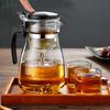 Convenient Tea Filtration Separation Teapot Durable One-button Filtering Teapot Office