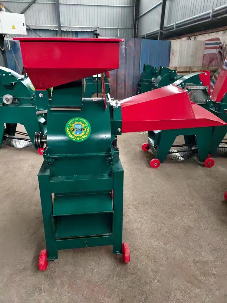 Adjustable Ultra-fine Green Pasture Crusher & Pulper for Poultry, Dual-Use for Dry/Wet, Easy Operation
